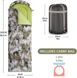 Lightweight Waterproof Three-Season Sleeping Bag, Suitable for Adults, Teenagers, and Children - Image 2